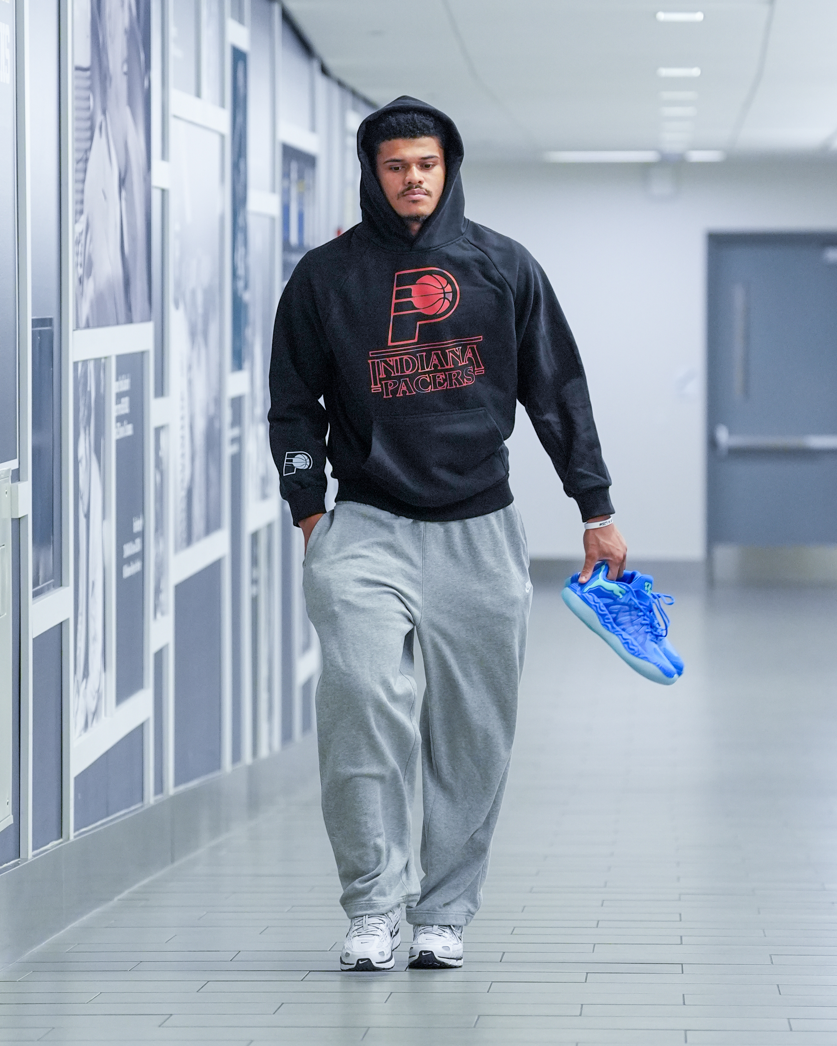 251141 Pacers Vs Pistons Arrivals Lk - 19