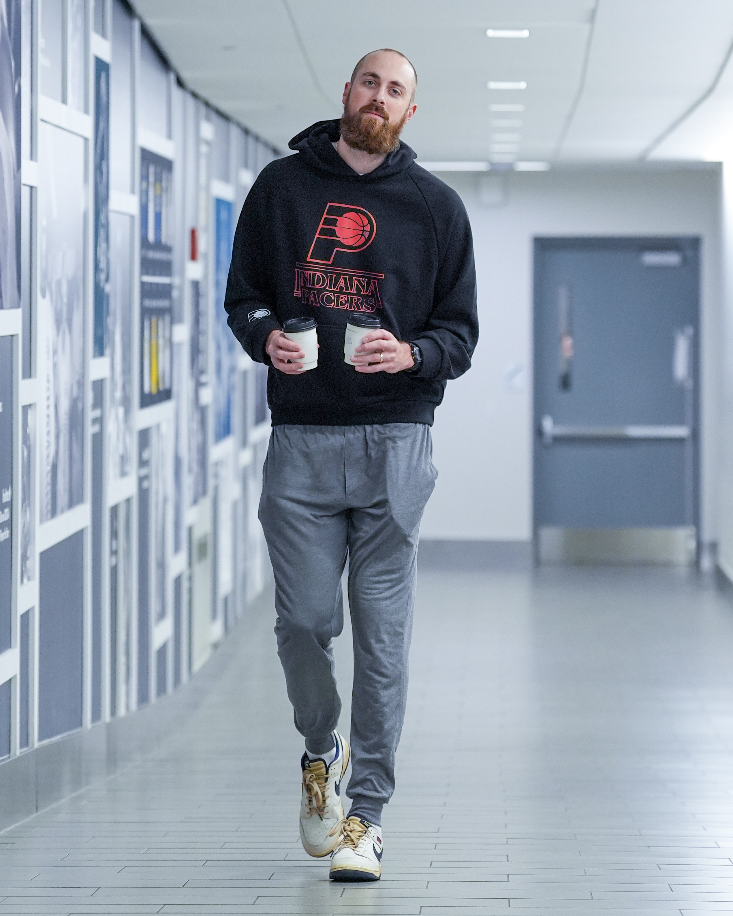 251141 Pacers Vs Pistons Arrivals Lk - 21