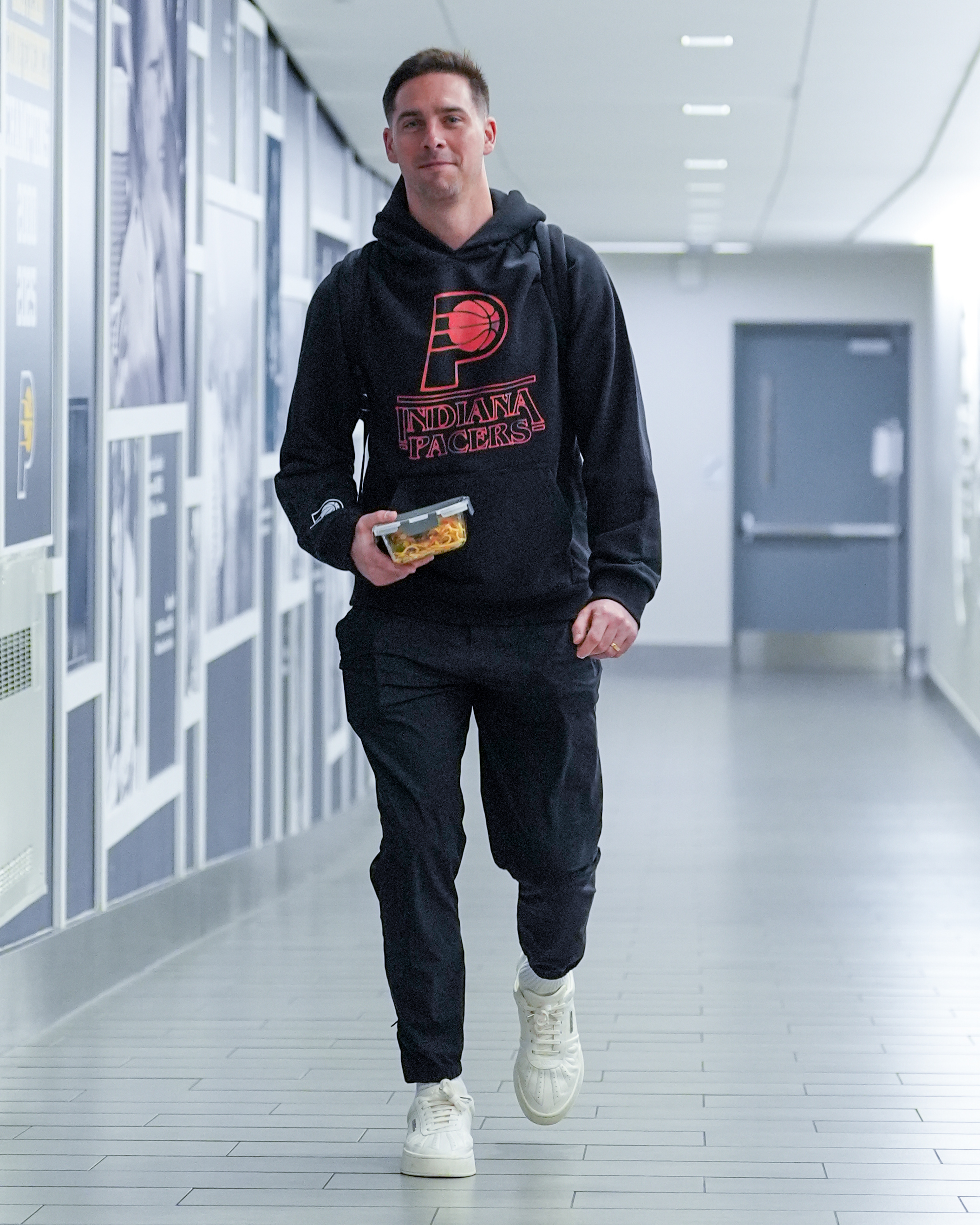 251141 Pacers Vs Pistons Arrivals Lk - 9